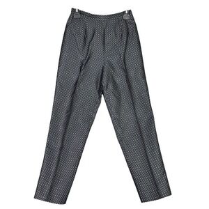 Talbots Silk‎ Pants Womens Petite 6 Taper Trouser Diamond Career Office Business